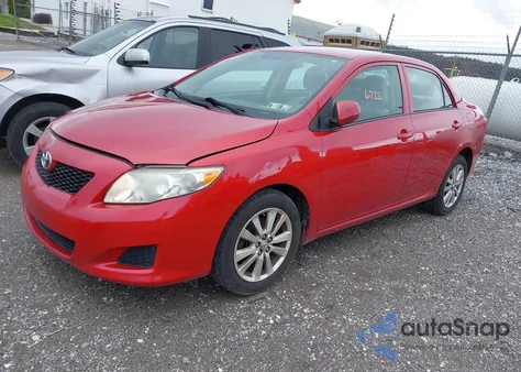 2009 Toyota Corolla Le из США, поврежденный, VIN 2T1BU40E79C125760